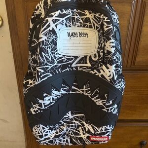 Sprayground Monochrome Shark Mouth Backpack